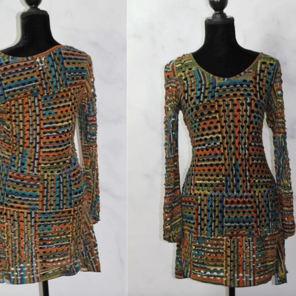 Adore Multi Color Knit Dress
